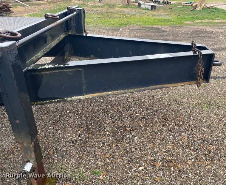 image for item DL6825 Shop built  equipment trailer