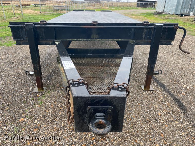 image for item DL6825 Shop built  equipment trailer