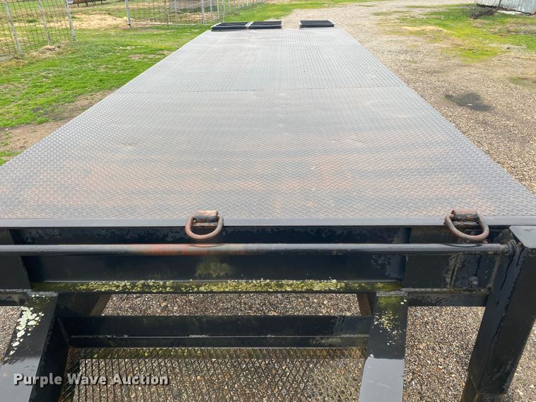 image for item DL6825 Shop built  equipment trailer