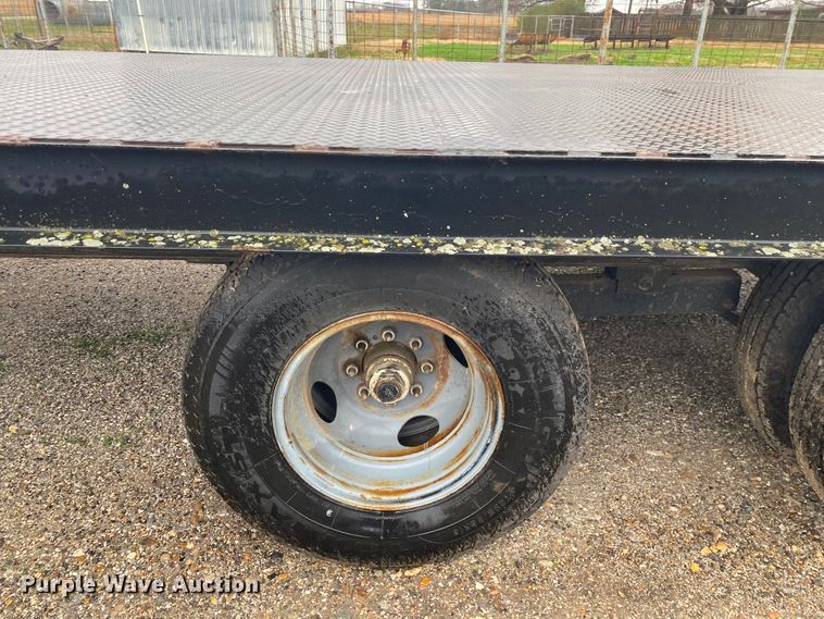 image for item DL6825 Shop built  equipment trailer