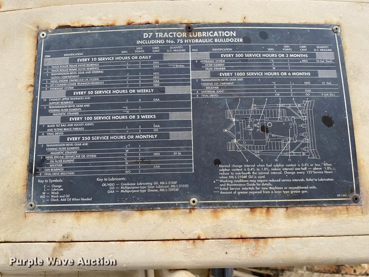 image for item DL6826 Caterpillar D7F  dozer