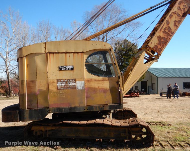 image for item DL6854 1945 Bucyrus Erie 22B  crane
