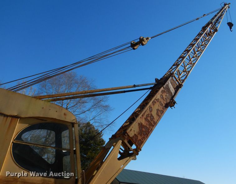 image for item DL6854 1945 Bucyrus Erie 22B  crane