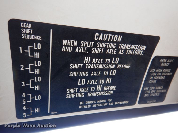 image for item DN2620 1989 GMC C7000  crane truck