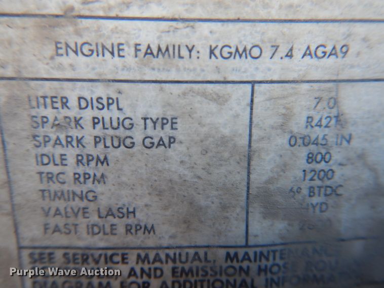 image for item DN2620 1989 GMC C7000  crane truck