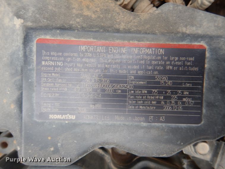 image for item DN2647 2008 Komatsu HM350-2  haul truck