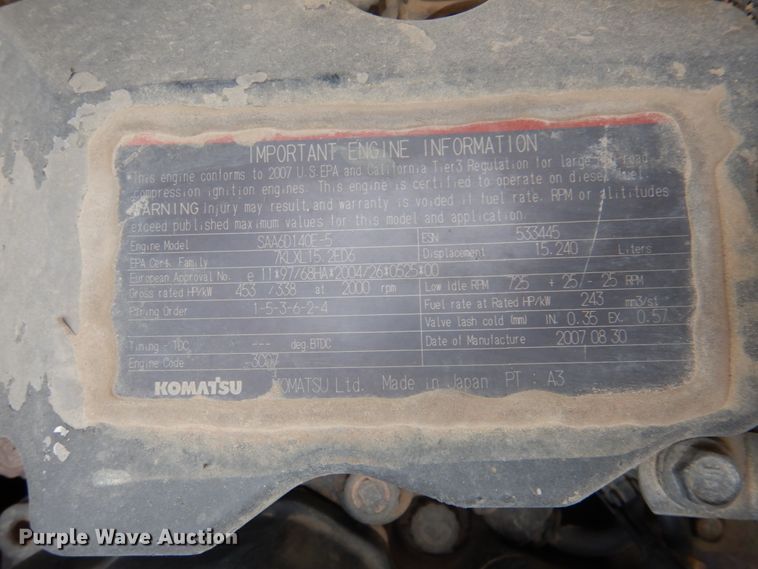 image for item DN2649 2008 Komatsu HM400-2  haul truck