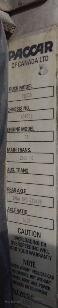 image for item DN2650 2006 Peterbilt 335  fuel / lube truck