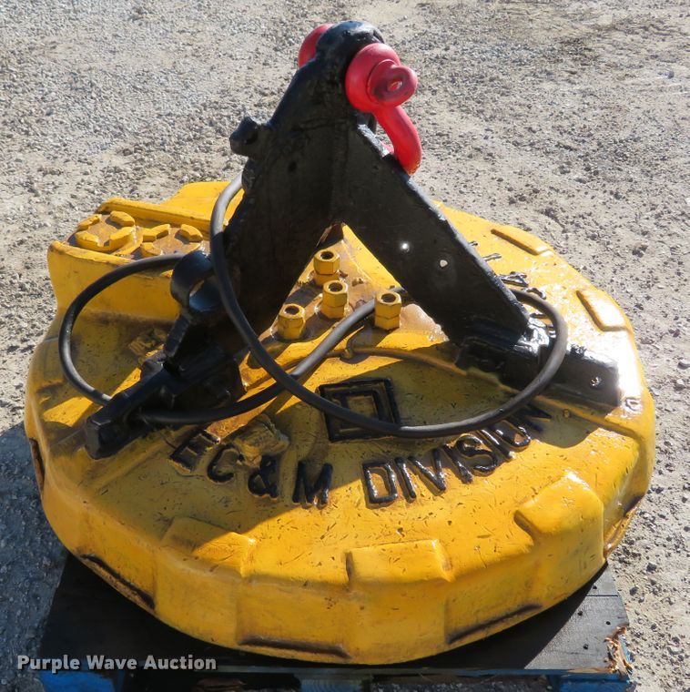 image for item FB9767 EC&M Division No. 54  excavator magnet