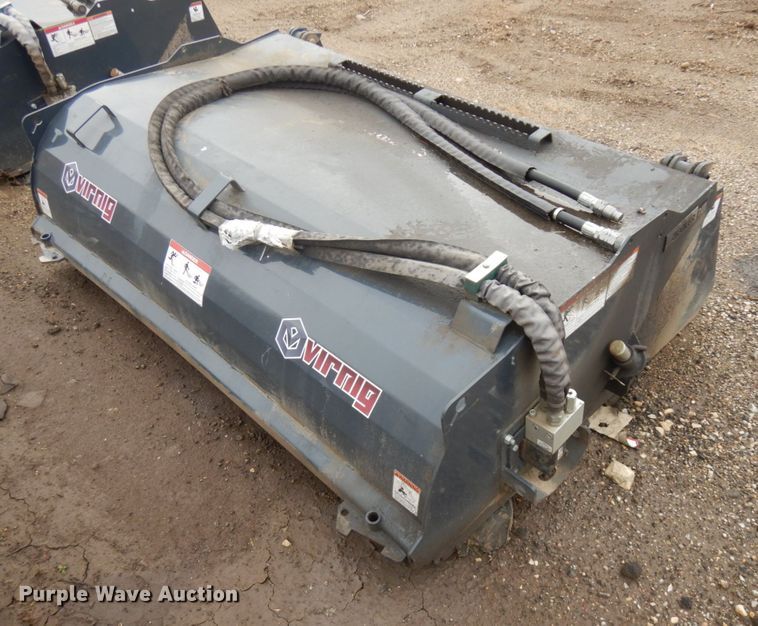 image for item IO9558 Virnig  72"W skid steer sweeper