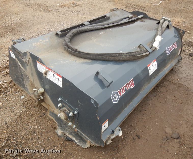 image for item IO9558 Virnig  72"W skid steer sweeper