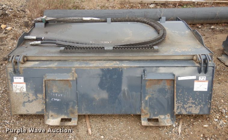 image for item IO9558 Virnig  72"W skid steer sweeper