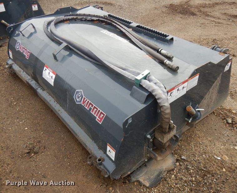 image for item IO9559 Virnig  72"W skid steer sweeper