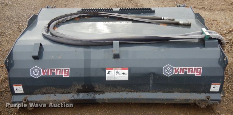 image for item IO9559 Virnig  72"W skid steer sweeper