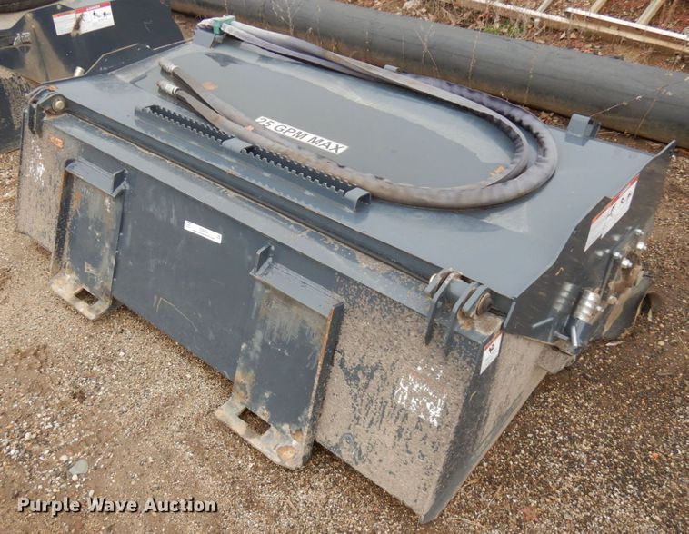 image for item IO9559 Virnig  72"W skid steer sweeper