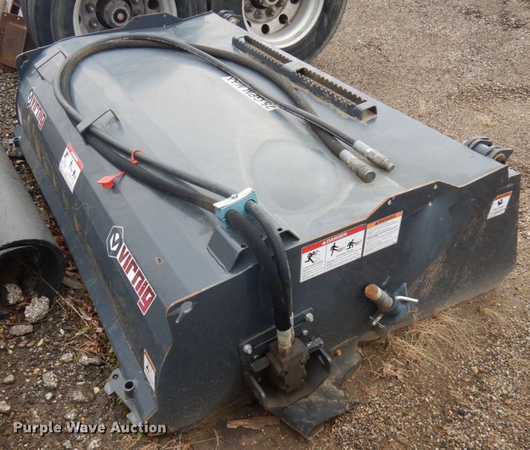 image for item IO9560 Virnig  72"W skid steer sweeper