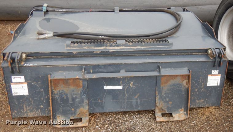 image for item IO9560 Virnig  72"W skid steer sweeper