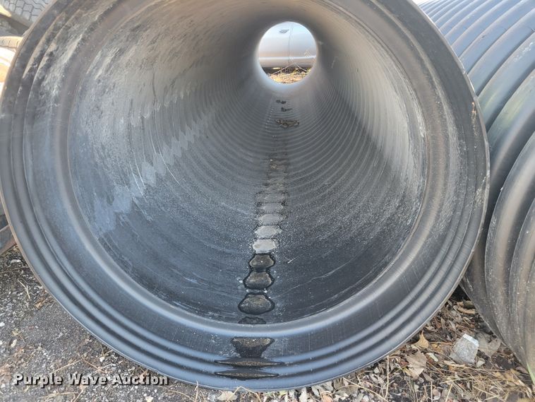 image for item IV9738 (3) plastic culvert pipe