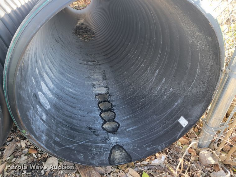 image for item IV9738 (3) plastic culvert pipe