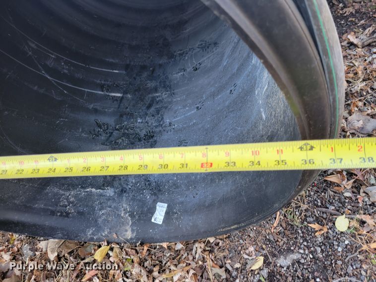 image for item IV9738 (3) plastic culvert pipe