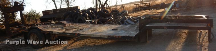 image for item JJ9777 2013  Shop built equipment trailer