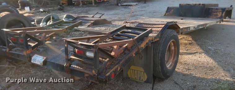 image for item JJ9777 2013  Shop built equipment trailer