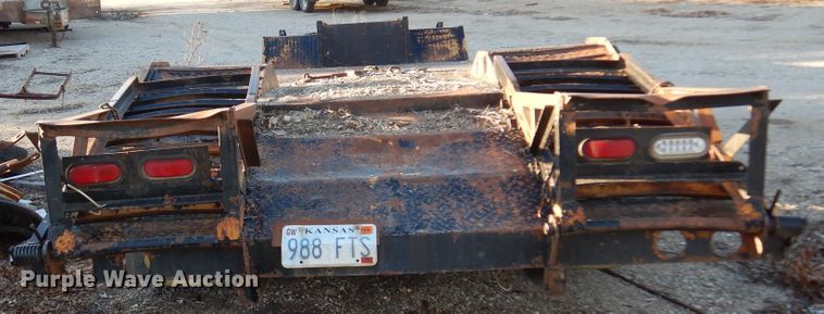 image for item JJ9777 2013  Shop built equipment trailer