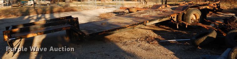 image for item JJ9777 2013  Shop built equipment trailer