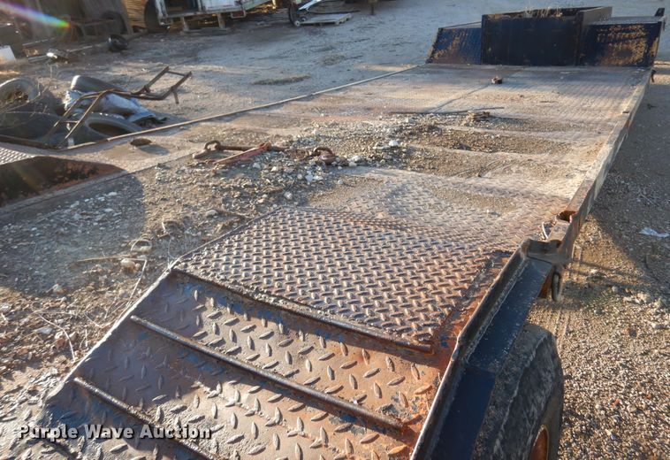 image for item JJ9777 2013  Shop built equipment trailer