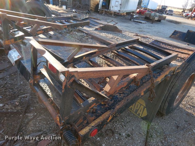 image for item JJ9777 2013  Shop built equipment trailer