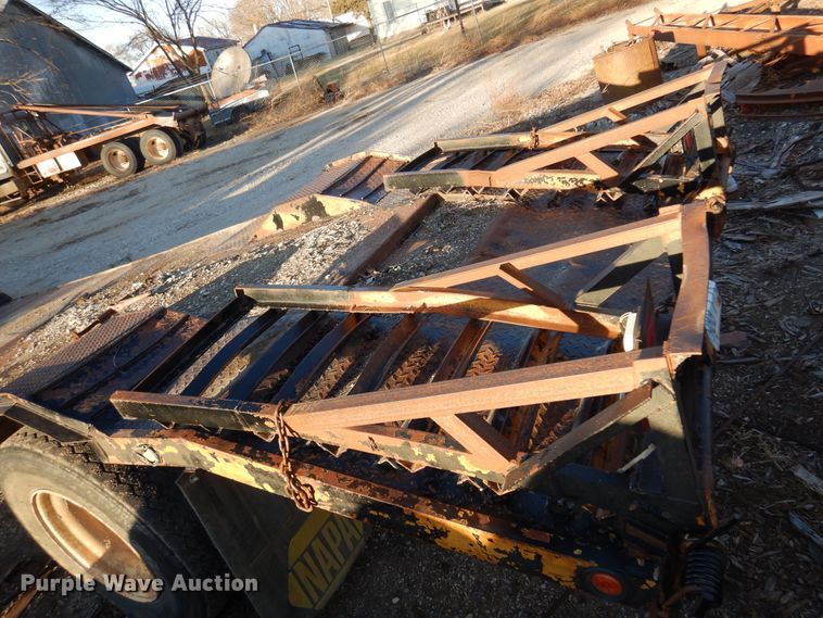 image for item JJ9777 2013  Shop built equipment trailer