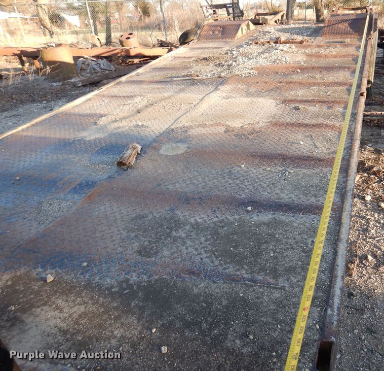 image for item JJ9777 2013  Shop built equipment trailer