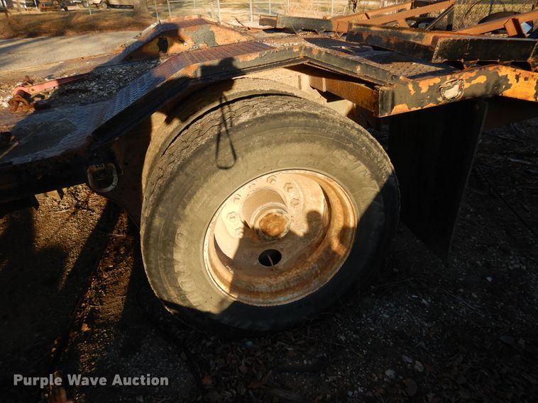 image for item JJ9777 2013  Shop built equipment trailer