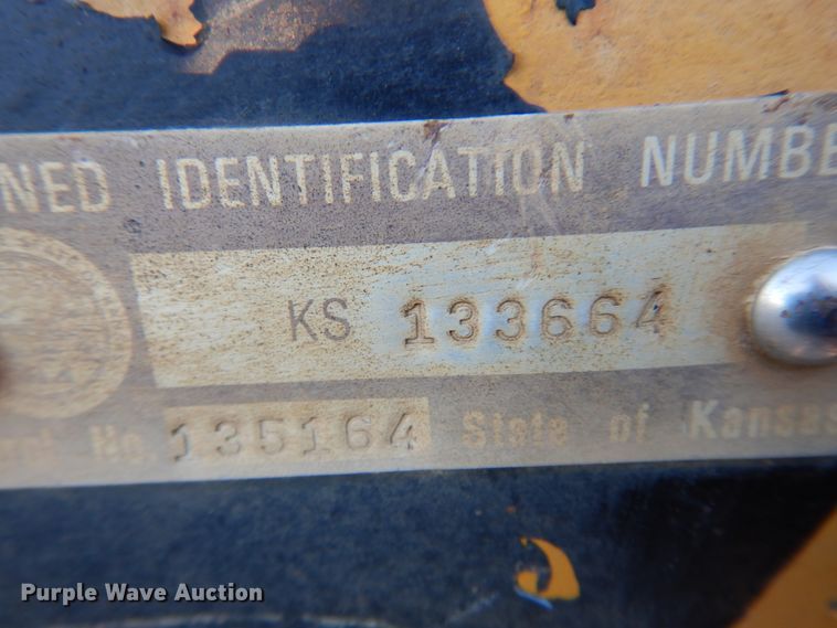 image for item JJ9777 2013  Shop built equipment trailer