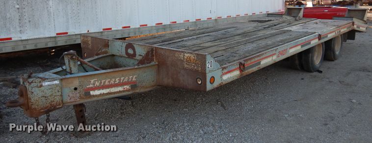 image for item JJ9780 2001 Interstate  equipment trailer