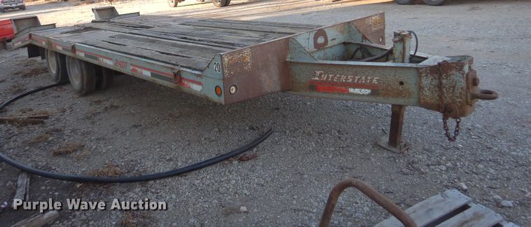 image for item JJ9780 2001 Interstate  equipment trailer