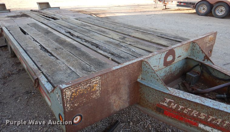 image for item JJ9780 2001 Interstate  equipment trailer
