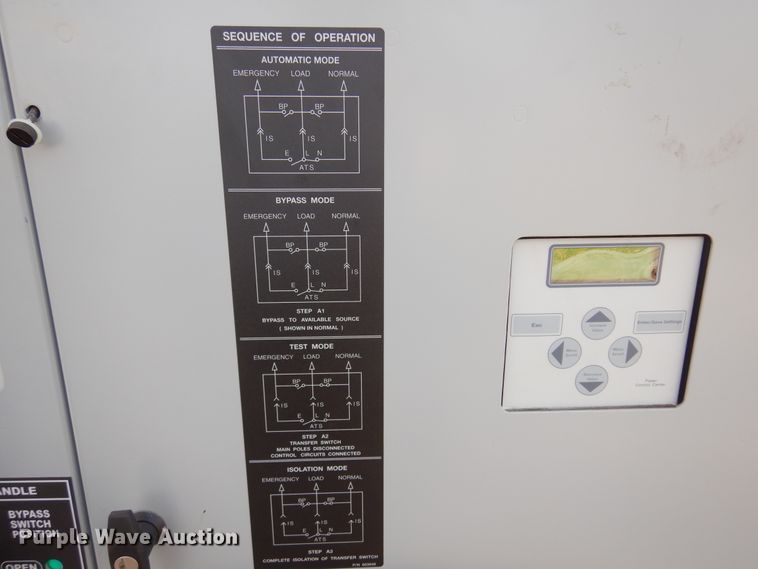 image for item JJ9801 ASCO Power Technologies 7000 series transfer station