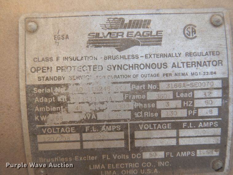 image for item JJ9802 Aptech  generator