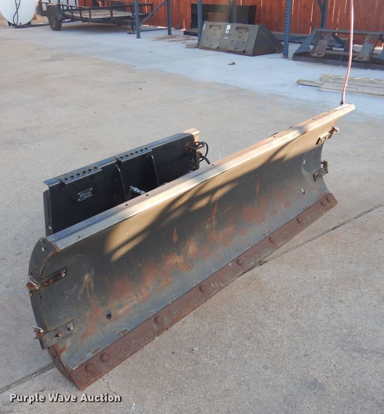 image for item JJ9810 Bobcat  84"W skid steer snow plow