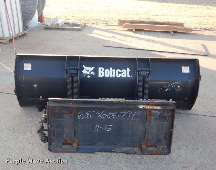 image for item JJ9810 Bobcat  84"W skid steer snow plow