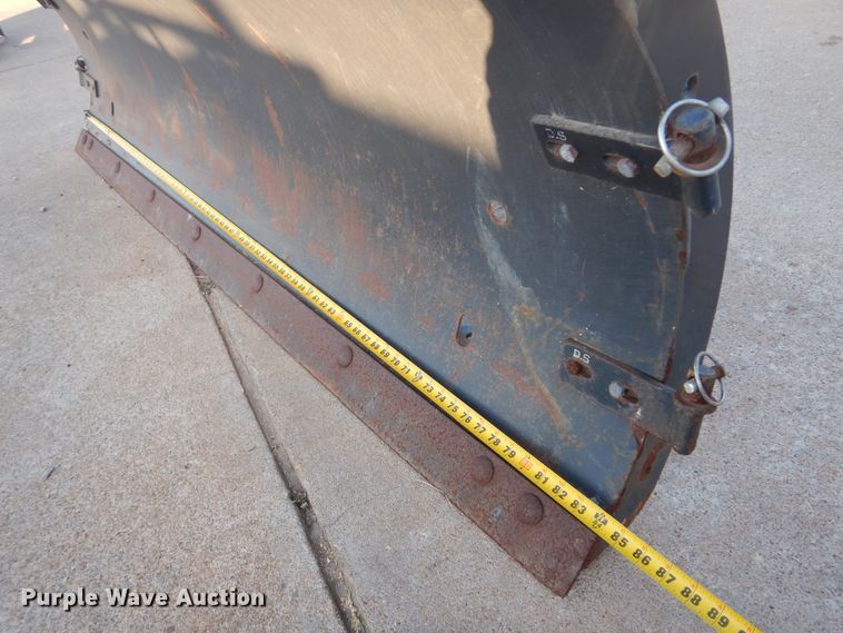 image for item JJ9810 Bobcat  84"W skid steer snow plow