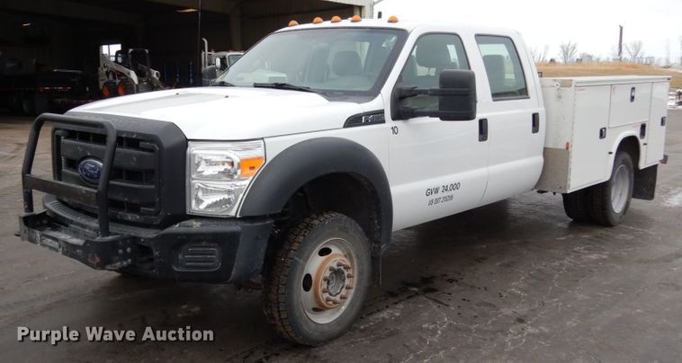 image for item JK9851 2015 Ford F450 Super Duty XL  Crew Cab utility / service truck