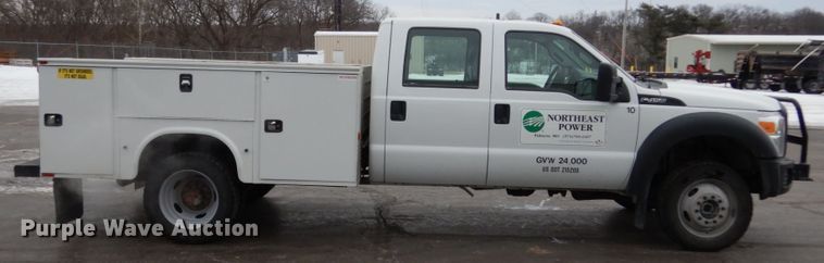 image for item JK9851 2015 Ford F450 Super Duty XL  Crew Cab utility / service truck