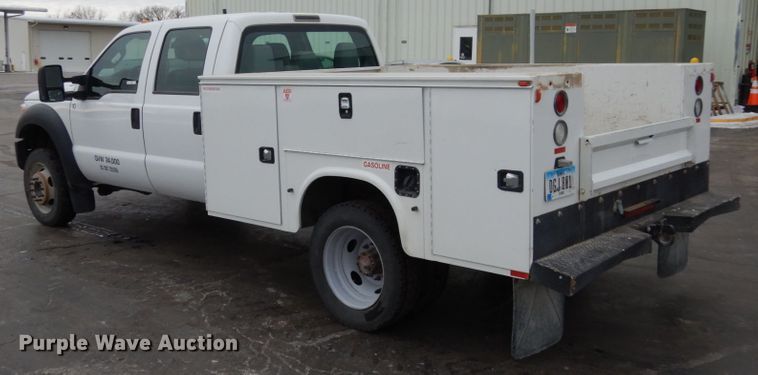 image for item JK9851 2015 Ford F450 Super Duty XL  Crew Cab utility / service truck