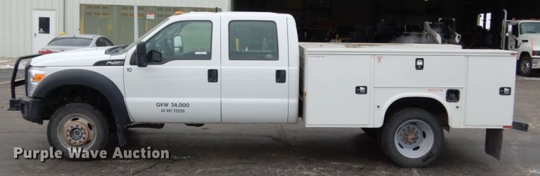 image for item JK9851 2015 Ford F450 Super Duty XL  Crew Cab utility / service truck