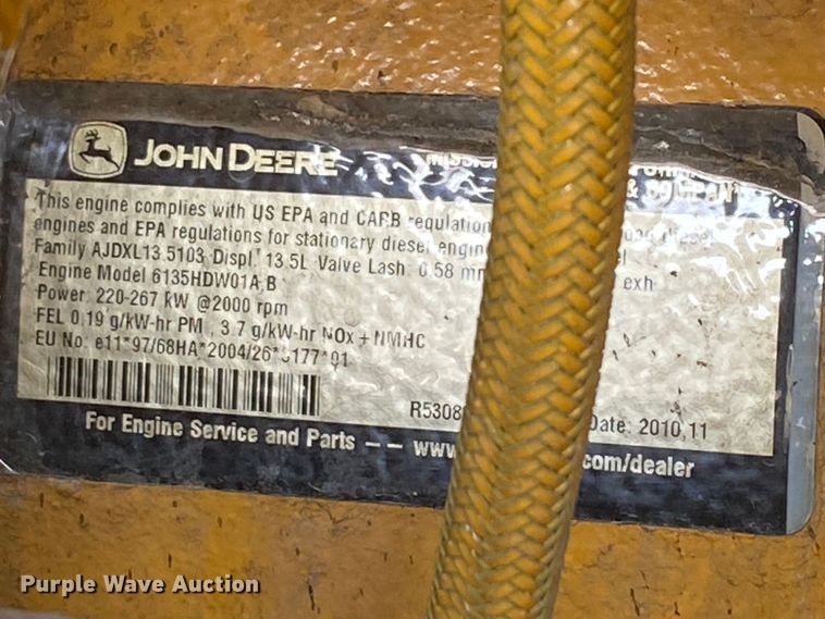 image for item JN9135 2011 John Deere 844K  wheel loader