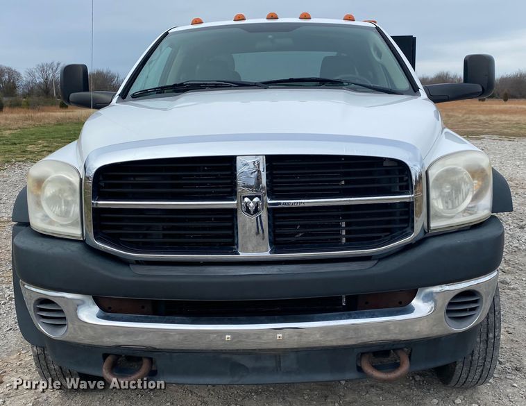 image for item JN9142 2008 Dodge Ram 5500HD  Quad Cab utility / service truck