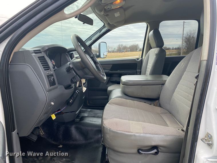 image for item JN9142 2008 Dodge Ram 5500HD  Quad Cab utility / service truck