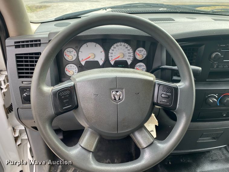 image for item JN9142 2008 Dodge Ram 5500HD  Quad Cab utility / service truck